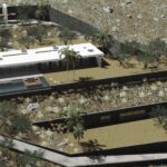 Νέα ισόγεια πετρόκτιστη κατοικία με τμήμα υπογείου και πισίνα στη Χερσόνησο