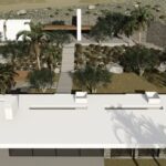 Νέα ισόγεια πετρόκτιστη κατοικία με τμήμα υπογείου και πισίνα στη Χερσόνησο