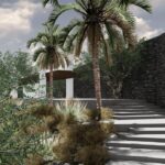 Νέα ισόγεια πετρόκτιστη κατοικία με τμήμα υπογείου και πισίνα στη Χερσόνησο