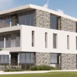 Διώροφη οικοδομή με σοφίτα με χρήση καταστημάτων και αποθηκευτικών χώρων στο Λιμάνι Χερσονήσου